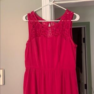 American Eagle Pink Lace Dress